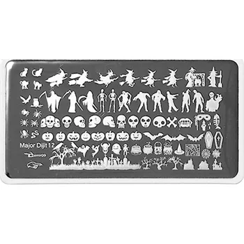 Lak na nehty Šablonka na razítka - Halloween