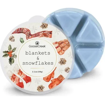 Vůně do bytu GOOSE CREEK CANDLE vonný vosk Blankets and Snowflakes, 59g