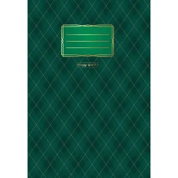 Sešit Sešit Premium zelené kosočtverce A4 - Sešity