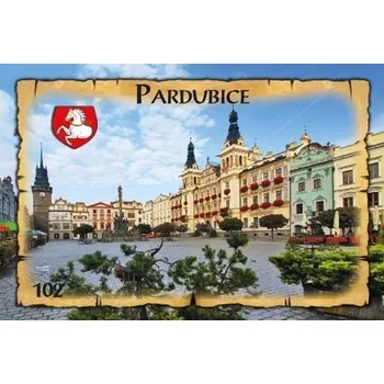 Dekorativní magnet Magnetka Pardubice 102