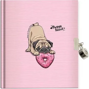 Kancelář Zápisník se zámkem Puggy