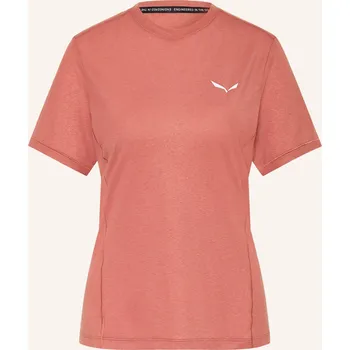 Dámské tričko Salewa Dámské Tričko Puez Dry'ton, červená / bílá, 40