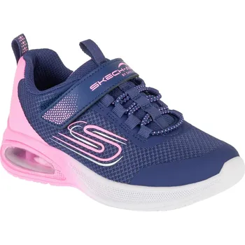 Dívčí tenisky Modro-růžové dětské tenisky Skechers Microspec Max Advance - Fly 3 303595L-NVPK Velikost: 33