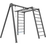 Ocelová konstrukce na zahradní houpačku s prolézačkou / žebřinami MARBO MO-Z6