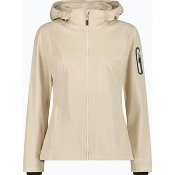 Dámská bunda Dámská softshellová bunda CMP 39A5016 Zip Hood cream