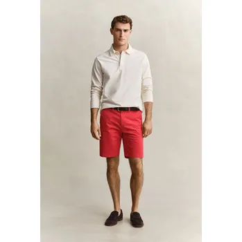 Pánské kraťasy ŠORTKY GANT REG SUNFADED CHINO SHORTS ROSE RED