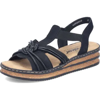 Dámská obuv Dámské sandály RIEKER 62969-00 černá S6 41