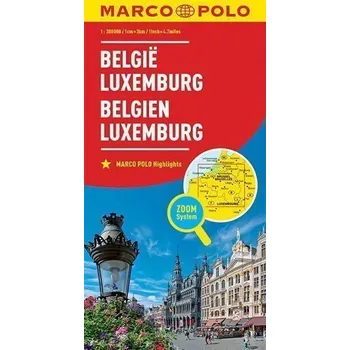 Kniha Belgie/Lucembursko1:300T/mapa(ZoomSystem)MD