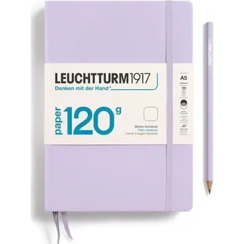 Blok Leuchtturm1917 Zápisník 120G Lilac Medium A5 čistý