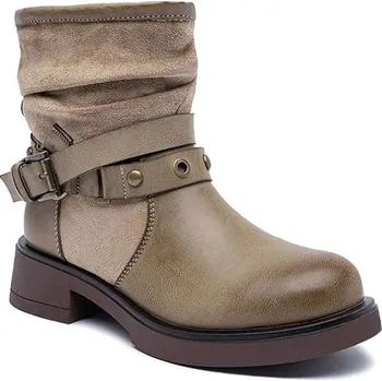 Dámské kozačky Boty Foreverfolie Khaki 621347 36