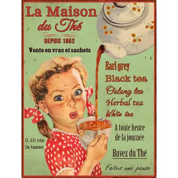 Plechová cedule Antic Line Plechová cedule čajovna