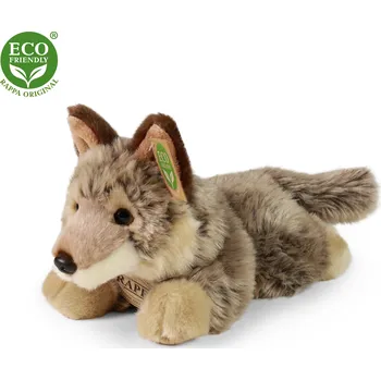 plyšák Rappa Plyšový vlk ležící 20 cm ECO-FRIENDLY