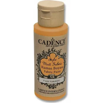 Textilní barva Cadence Style Matt Fabric - oranžová / 50 ml