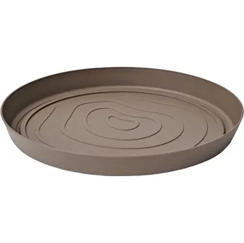 Podmiska Podmiska pod květník ORMA plastová d21cm, hnědošedá