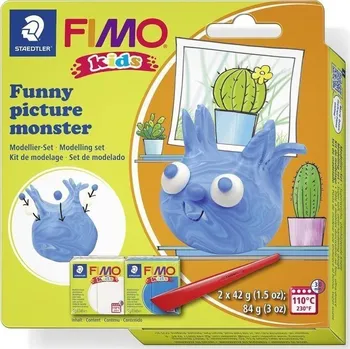 Modelovací hmota FIMO sada kids Funny - Modrá příšera