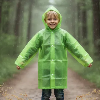 Pláštěnka Kugo P7815 Chlapecká pláštěnka zelená