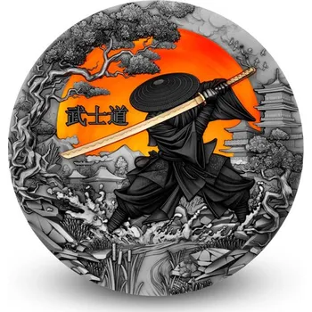 Stříbrná mince 2 Oz Cesta válečníka - Bušidó