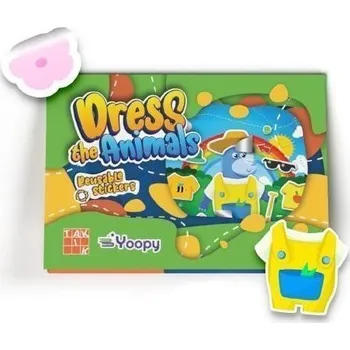 Sada s nálepkami - Obleč si zvířátka