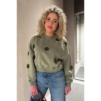 Dámský svetr Dámský svetr PINKO KIKOINE 106302A34LU84 zelený Velikost: M