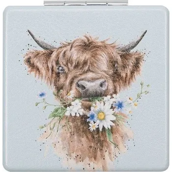 Kosmetické zrcátko Kapesní zrcátko Wrendale Designs "Daisy Coo" - Kráva