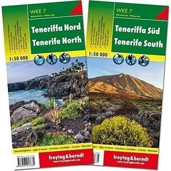 Populárně naučná literatura pro dospělé WKE 7 Tenerife 1:50 000 / sada 2 turistických map