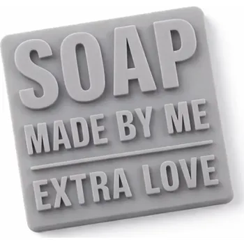 kreativní sada Plastová šablona na výrobu mýdla Extra love