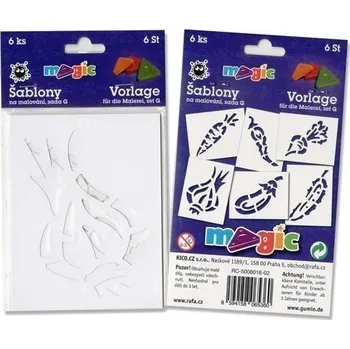 MAGIC papírové šablony na malování ZELENINA