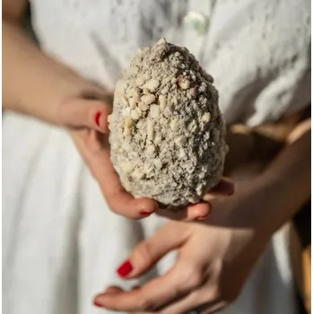 Čokoláda JANEK Mléčné vajíčko plněné kokosem obalené v mandli - 11 cm 210 g