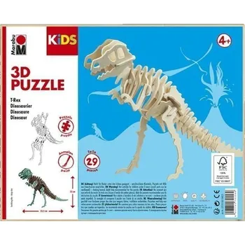 Dětské zboží Marabu KiDS 3D Puzzle - T-Rex Dinosaur