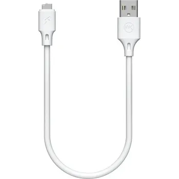 Micro USB datový kabel 25 cm WK Design WDC-105m Bílý
