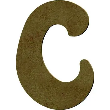 Výtvarná sada Dřevěné písmeno k dekoraci Aladine/Gomille - výška 15 cm - C