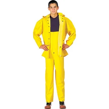 Pláštěnka ROTHCO komplet nepromokavý DELUXE PVC ŽLUTÝ