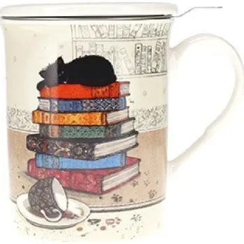 Hrnek 370 ml s pokličkou a sítkem TIS34H04 BUG ART KIUB