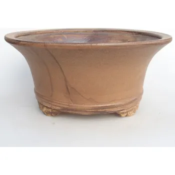 Květináč Keramická bonsai miska 31,5 x 31,5 x 14 cm růžová