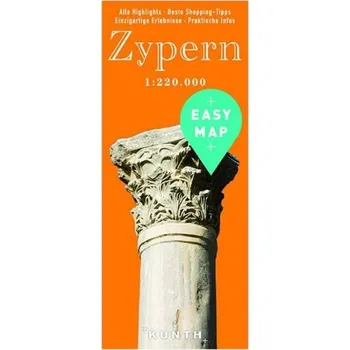 Kypr - Easy Map 1:220 000
