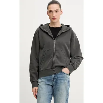 Pánská mikina Bavlněná mikina G-Star Washed hdd zip relaxed D28754.D969 šedá 90X, vel. XS