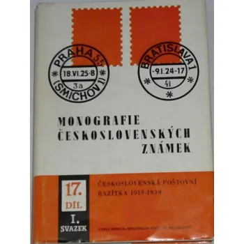 Poštovní známka Monografie Československých známek 17. díl, I. svazek - Československá poštovní razítka 1919 - 1939