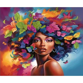 Hračka Dřevěné puzzle/Floral Latina A3