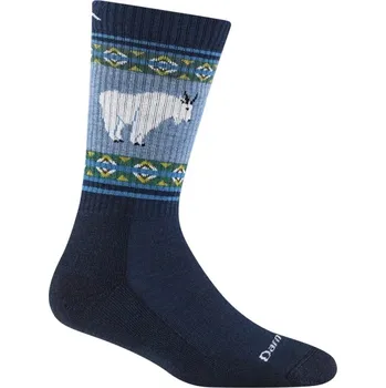 Dámské oblečení Darn Tough Vanna Grizzle Boot Midweight dámské merino ponožky – Goat Blue, M 186242