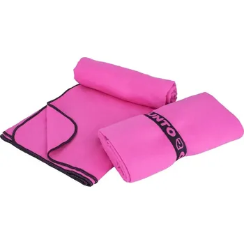 Ručník RUNTO Rychleschnoucí ručník 80×130 cm, neon růžový