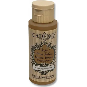 Textilní barva Cadence Style Matt Fabric - hnědá terakota / 50 ml