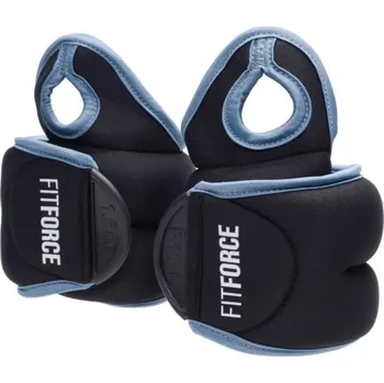Závaží na zápěstí Fitforce WRIST WEIGHT 2 x 1,5 KG 1,5 KG Černá, Tmavě modrá, Bílá