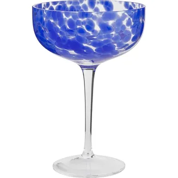 Sklenice Butlers CONFETTI Sklenice na koktejly 300 ml - modrá