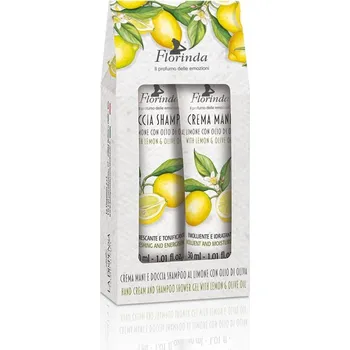 Kosmetická sada Dárková sada krému na ruce a sprchového šamponu Limone