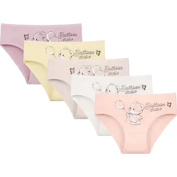 Dámské spodní prádlo DONELLA Dívčí kalhotky Donella 5 ks – 4171PB145 s milým dívčím motivem | Bavlněné - 122/128