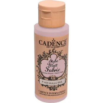 Textilní barva Cadence Style Matt Fabric - starorůžová / 50 ml