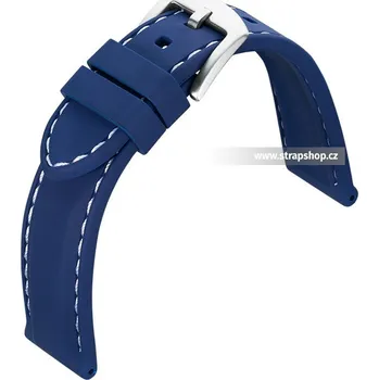 Řemínek na hodinky Řemínek k hodinkám EULIT Silicone ST modrá (50) 18 mm