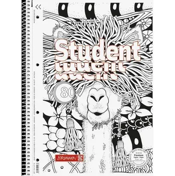 Brunnen Studentský linkovaný blok A4 - lama