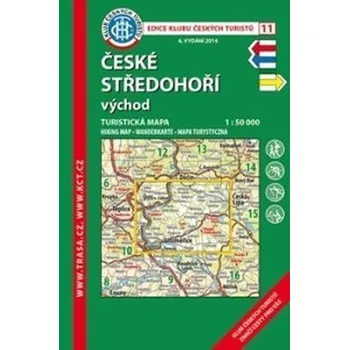 KČT 11České středohoří východ 1:50 000 / turistická mapa
