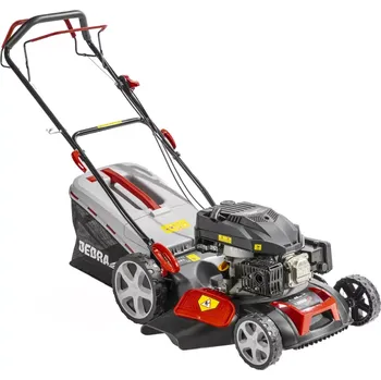Sekačka Dedra benzinová sekačka 3,6kW 173cc, záběr 46cm, pojezd DED8724-46C, koš 60l, funkce mytí (Benzínová sekačka DEDRA DED8724-46C | 3,6 kW | Záběr 46 cm | Pojezd | Mulčování | Kód: DED8724-46C)